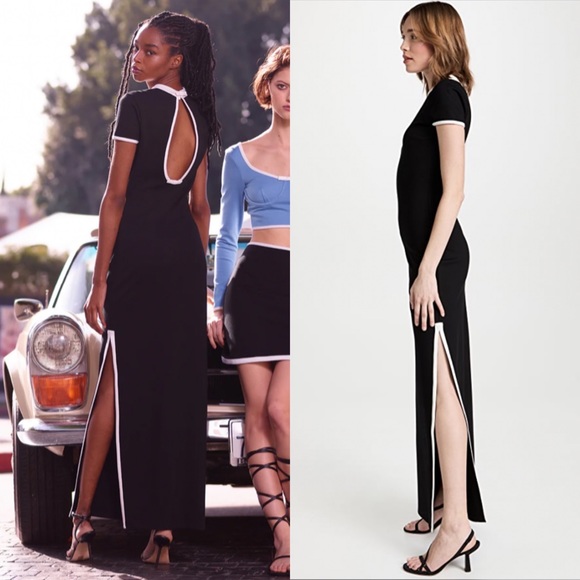 STAUD Limes Dress in Black and White Size Small NWOT - Picture 3 of 7